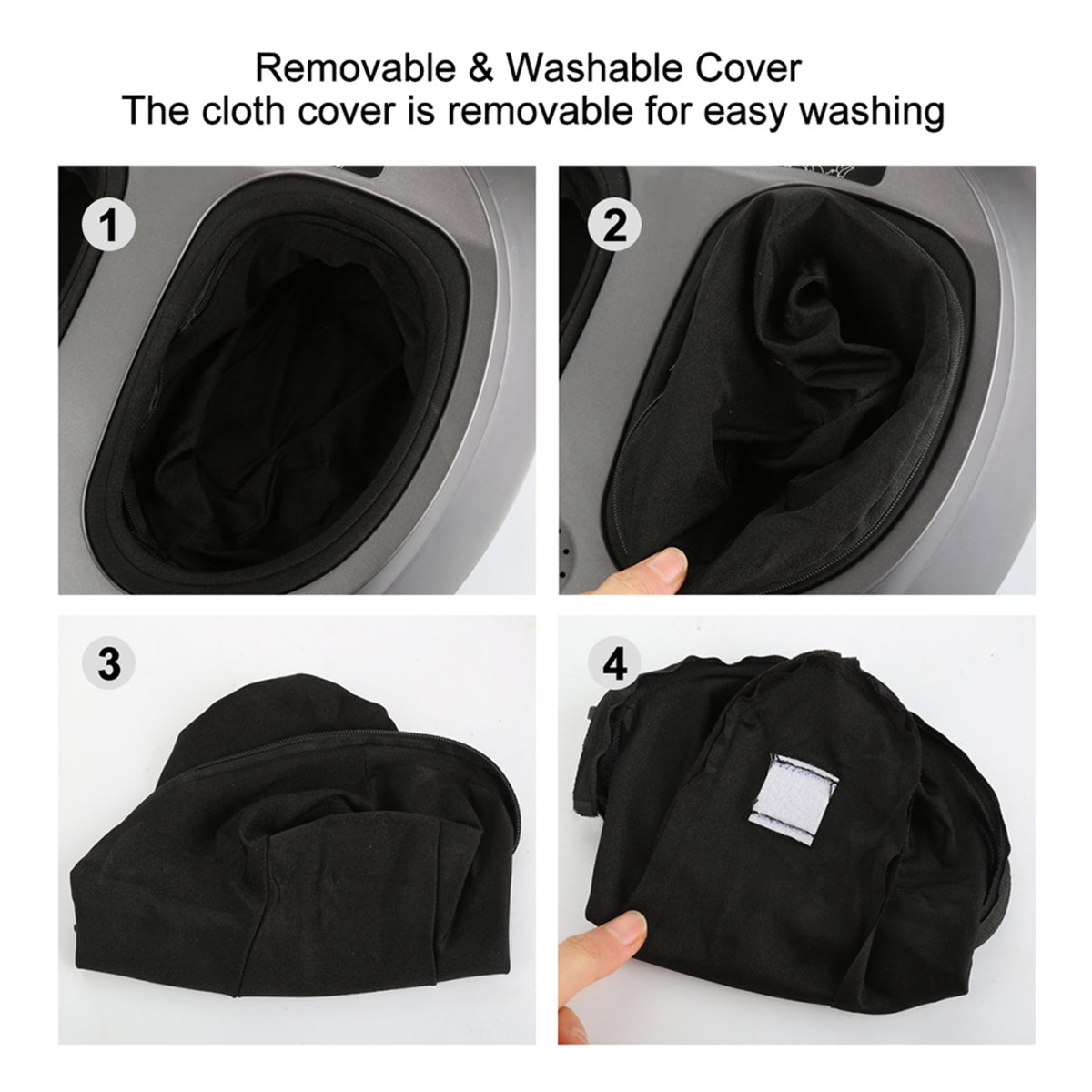 The Ritorno's removable cloth liner, lifted out for washing